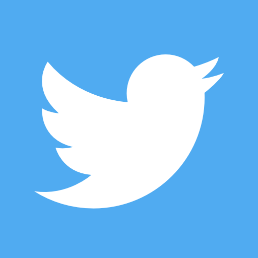 Ikon med logotyp för Twitter